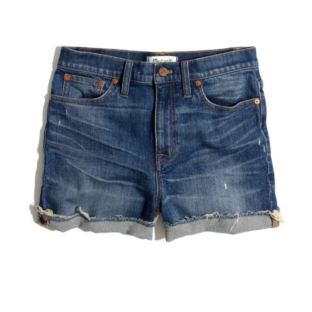 Madewell High Rise Denim Shorts Glenoaks wash 26